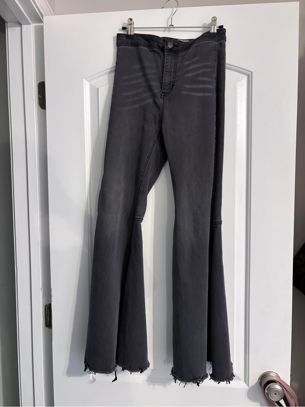Free People Black Flared Jeans